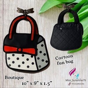Boutique - Cartoon fun bag small - great for photos, accessorizing etc.